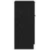Oldalszekrények 2 pcs Musta tammi 30 x 30 x 70 cm Faanyag