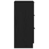 Oldalszekrények 2 pcs Musta tammi 30 x 30 x 70 cm Faanyag