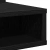 Tükörszekrény polcokkal Musta tammi 90 x 31.5 x 62 cm Faanyag