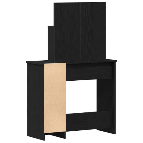 Öltözködőasztal fiókkal Musta tammi 86.5 x 35 x 136 cm Faanyag