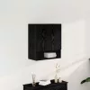 Fali Szekrény Musta tammi 60 x 30 x 70 cm Faanyag