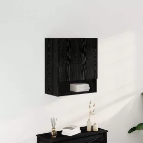 Fali Szekrény Musta tammi 60 x 30 x 70 cm Faanyag