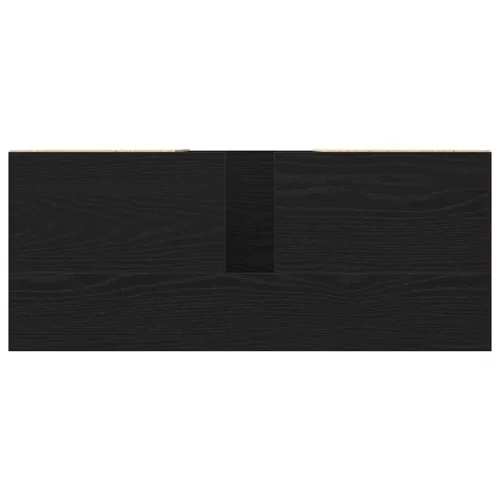 Mosdókagyló szekrény Musta tammi 80 x 33 x 60 cm Faanyag