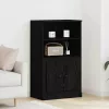 Büféasztal Fekete tölgy 60 x 35.5 x 103.5 cm Faanyag