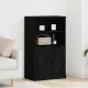 Büféasztal Fekete tölgy 60 x 35.5 x 103.5 cm Faanyag