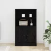 Büféasztal Fekete tölgy 60 x 35.5 x 103.5 cm Faanyag