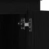 Büféasztal Fekete tölgy 60 x 35.5 x 103.5 cm Faanyag