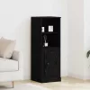 Highboard Fekete tölgy 36 x 35,5 x 103,5 cm Faanyag