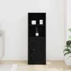 Highboard Fekete tölgy 36 x 35,5 x 103,5 cm Faanyag