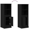Highboard Fekete tölgy 36 x 35,5 x 103,5 cm Faanyag
