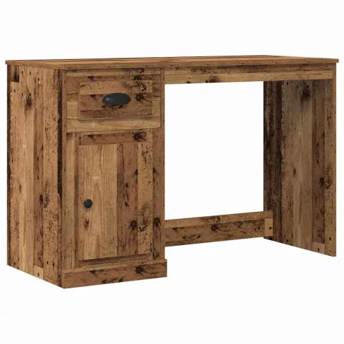 Asztal fiókkal tárolóval Régi fa 50 x 115 x 75 cm Faanyag