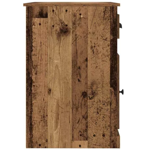 Asztal fiókkal tárolóval Régi fa 50 x 115 x 75 cm Faanyag