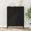 Oldalszekrény Fekete tölgy 69.5 x 34 x 90 cm Faanyag