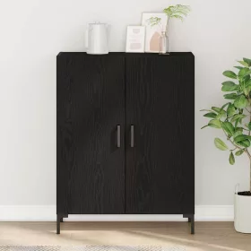 Oldalszekrény Fekete tölgy 69.5 x 34 x 90 cm Faanyag