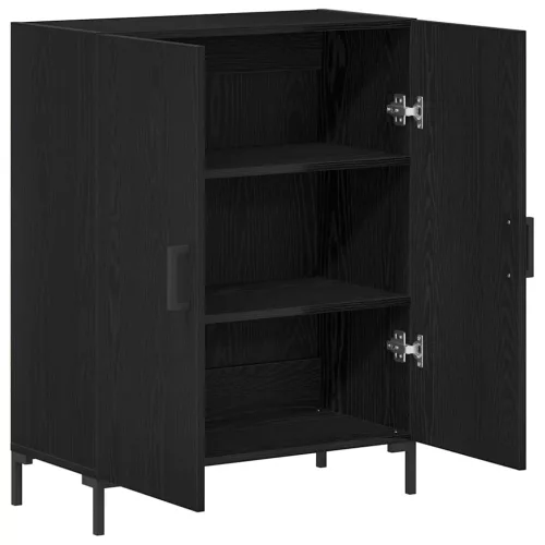 Oldalszekrény Fekete tölgy 69.5 x 34 x 90 cm Faanyag