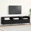 TV szekrény Musta tammi 150 x 30 x 44.5 cm Faanyag