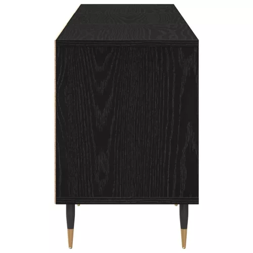 TV szekrény Musta tammi 150 x 30 x 44.5 cm Faanyag