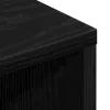 TV szekrény Musta tammi 150 x 30 x 44.5 cm Faanyag