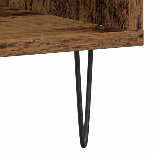 Hanglemez szekrény polcokkal Régi fa 100 x 38 x 48 cm Faanyag