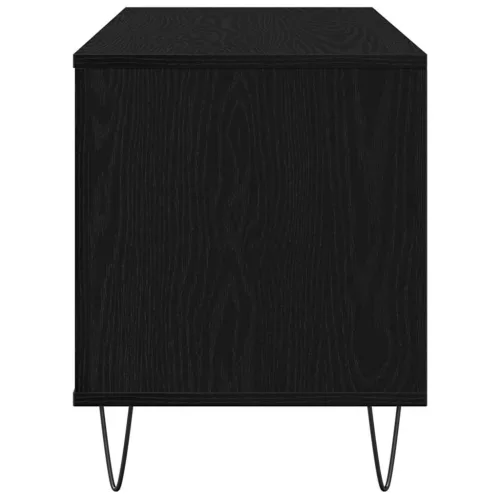 Hanglemez szekrény Musta tammi 100 x 38 x 48 cm Faanyag