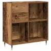 Hanglemez szekrény polcokkal Régi fa 85 x 38 x 89 cm Faanyag