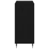 Hanglemez szekrény Musta tammi 85 x 38 x 89 cm Faanyag
