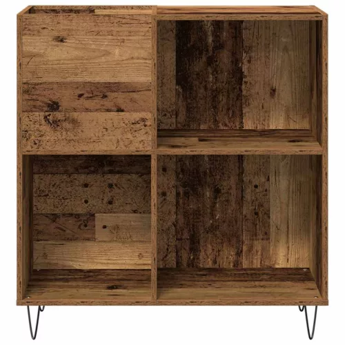 Hanglemez szekrény polcokkal Régi fa 85 x 38 x 89 cm Faanyag