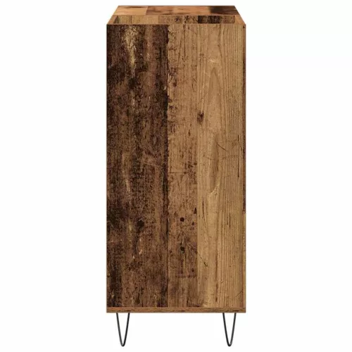 Hanglemez szekrény polcokkal Régi fa 85 x 38 x 89 cm Faanyag