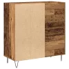 Hanglemez szekrény polcokkal Régi fa 85 x 38 x 89 cm Faanyag