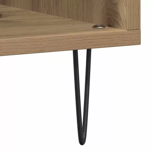 Hanglemez szekrény kézműves tölgy 85 x 38 x 89 cm Faanyag