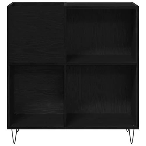 Hanglemez szekrény Musta tammi 85 x 38 x 89 cm Faanyag