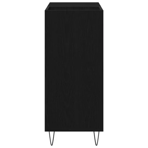Hanglemez szekrény Musta tammi 85 x 38 x 89 cm Faanyag