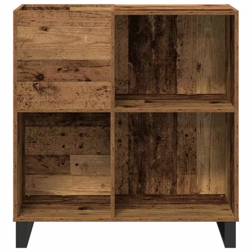 Hanglemez szekrény polcokkal Régi fa 85 x 38 x 89 cm Faanyag