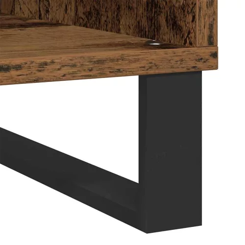 Hanglemez szekrény polcokkal Régi fa 85 x 38 x 89 cm Faanyag