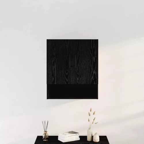 Fali Szekrény Musta tammi 60 x 31 x 70 cm Faanyag