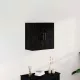 Fali Szekrény Musta tammi 60 x 31 x 60 cm Faanyag