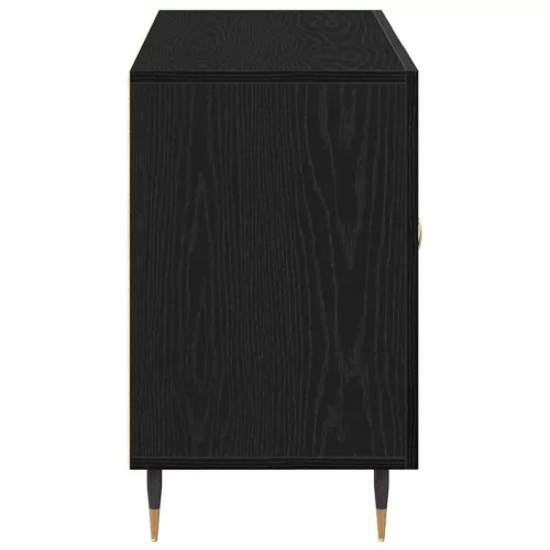 Széf fiókkal Musta tammi 100 x 36 x 60 cm Faanyag