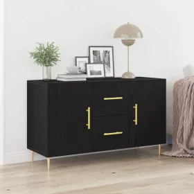 Széf fiókkal Musta tammi 100 x 36 x 60 cm Faanyag