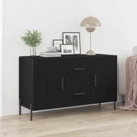 Széf fiókkal Musta tammi 100 x 36 x 60 cm Faanyag