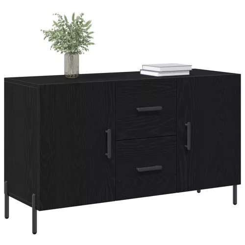 Széf fiókkal Musta tammi 100 x 36 x 60 cm Faanyag