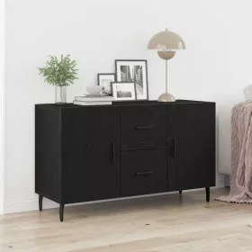 Széf fiókkal Musta tammi 100 x 36 x 60 cm Faanyag