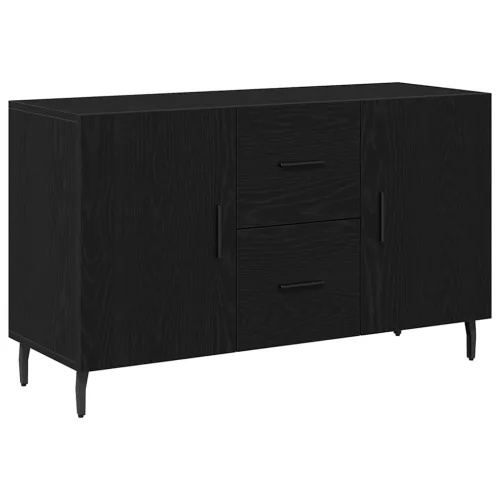 Széf fiókkal Musta tammi 100 x 36 x 60 cm Faanyag