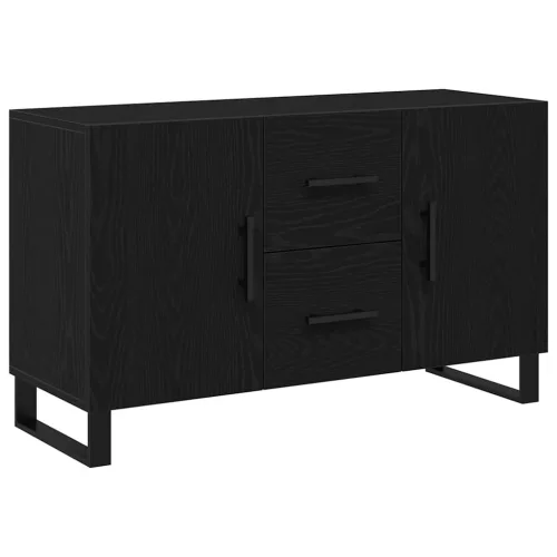 Széf fiókkal Musta tammi 100 x 36 x 60 cm Faanyag