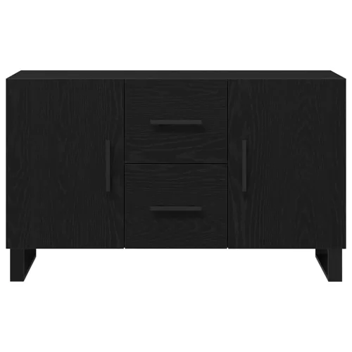 Széf fiókkal Musta tammi 100 x 36 x 60 cm Faanyag