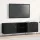 TV szekrény Musta tammi 150 x 30 x 50 cm Faanyag