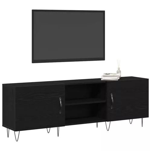 TV szekrény Musta tammi 150 x 30 x 50 cm Faanyag