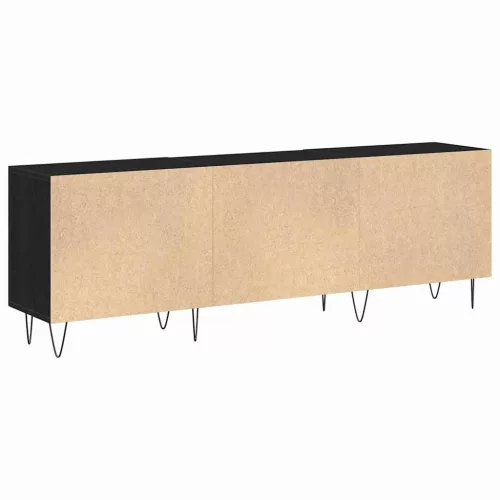 TV szekrény Musta tammi 150 x 30 x 50 cm Faanyag