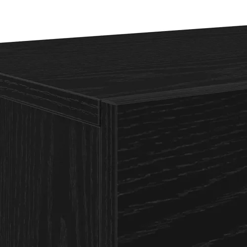 TV szekrény Musta tammi 150 x 30 x 50 cm Faanyag