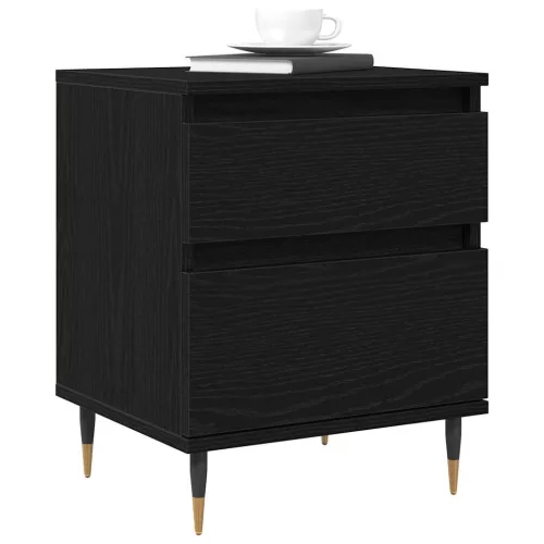 Éjjeliszekrény fiókkal 2 pcs Musta tammi