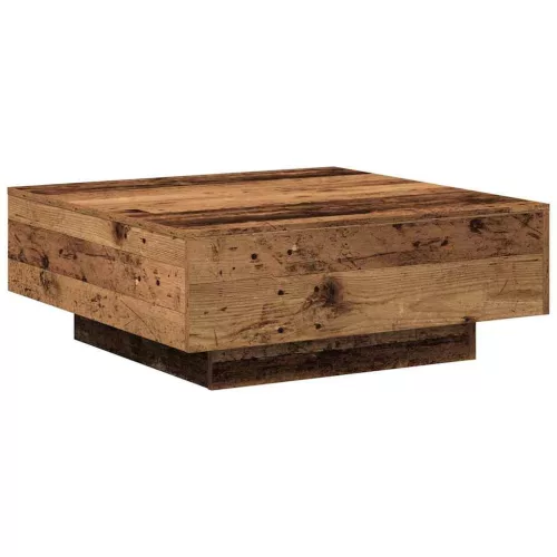Dohányzóasztal Régi fa 80 x 80 x 31 cm Faanyag